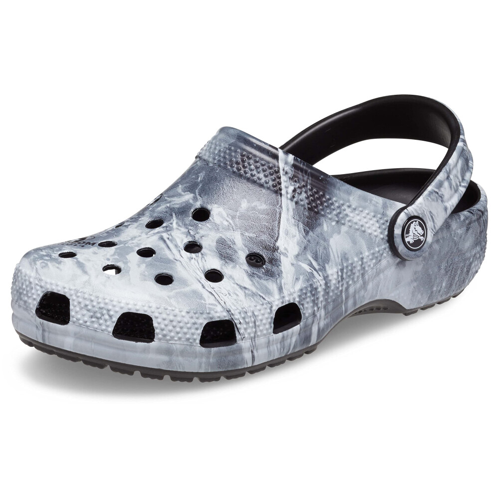 Crocs Unisex Classic Camo Clogs  Multi  5 US Women