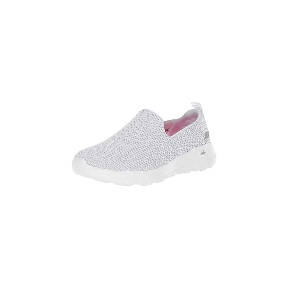 Skechers Womens go Walk Joy Sneaker  White  7 Wide