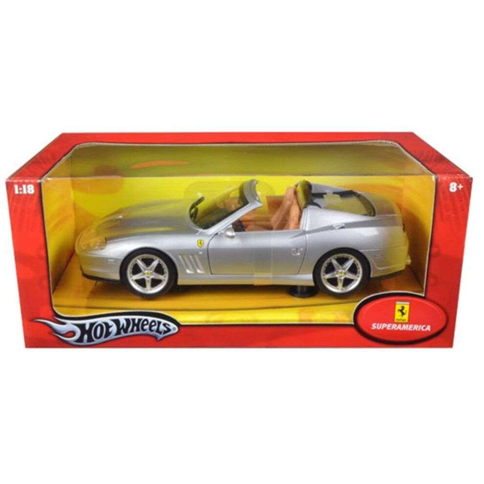 Hot Wheels 1:18 Mass Ferrari SuperAmerica - Silver