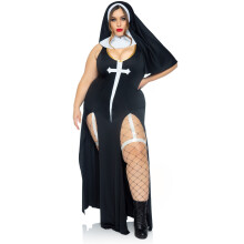 3-delige Sultry Sinner inclusief d - 1X-2X / ZWART/WIT