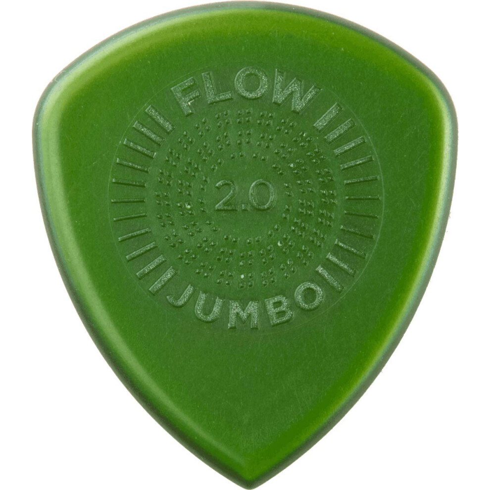 Jim Dunlop Flow Jumbo 2.0mm Guitar Picks (547R2.0)