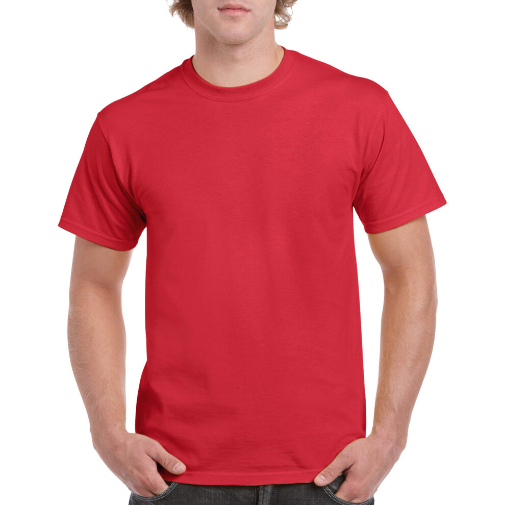 Gildan Blank T-Shirt - Unisex Style 5000 Adult Red