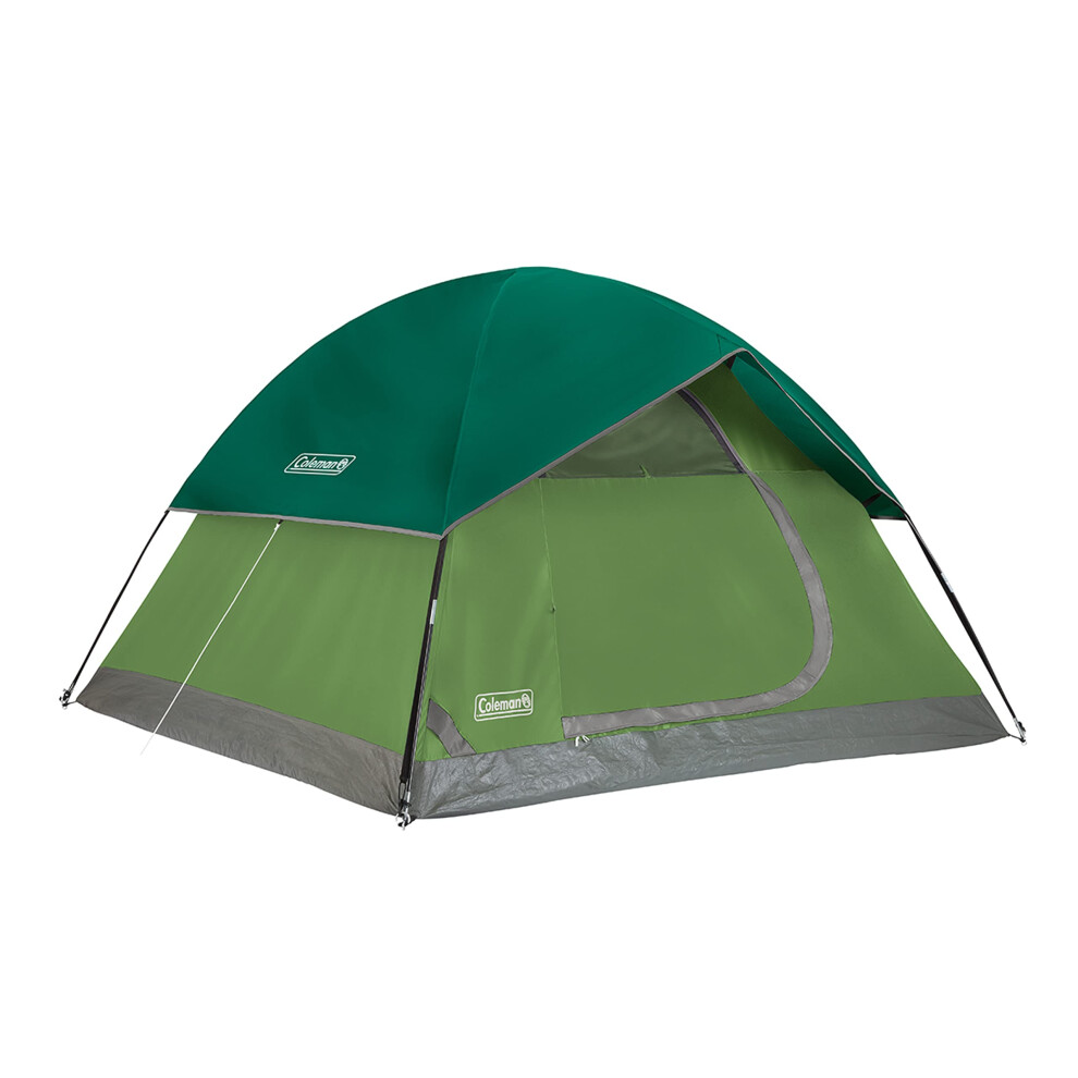 coleman Sundome camping Tent 4 Person Spruce green