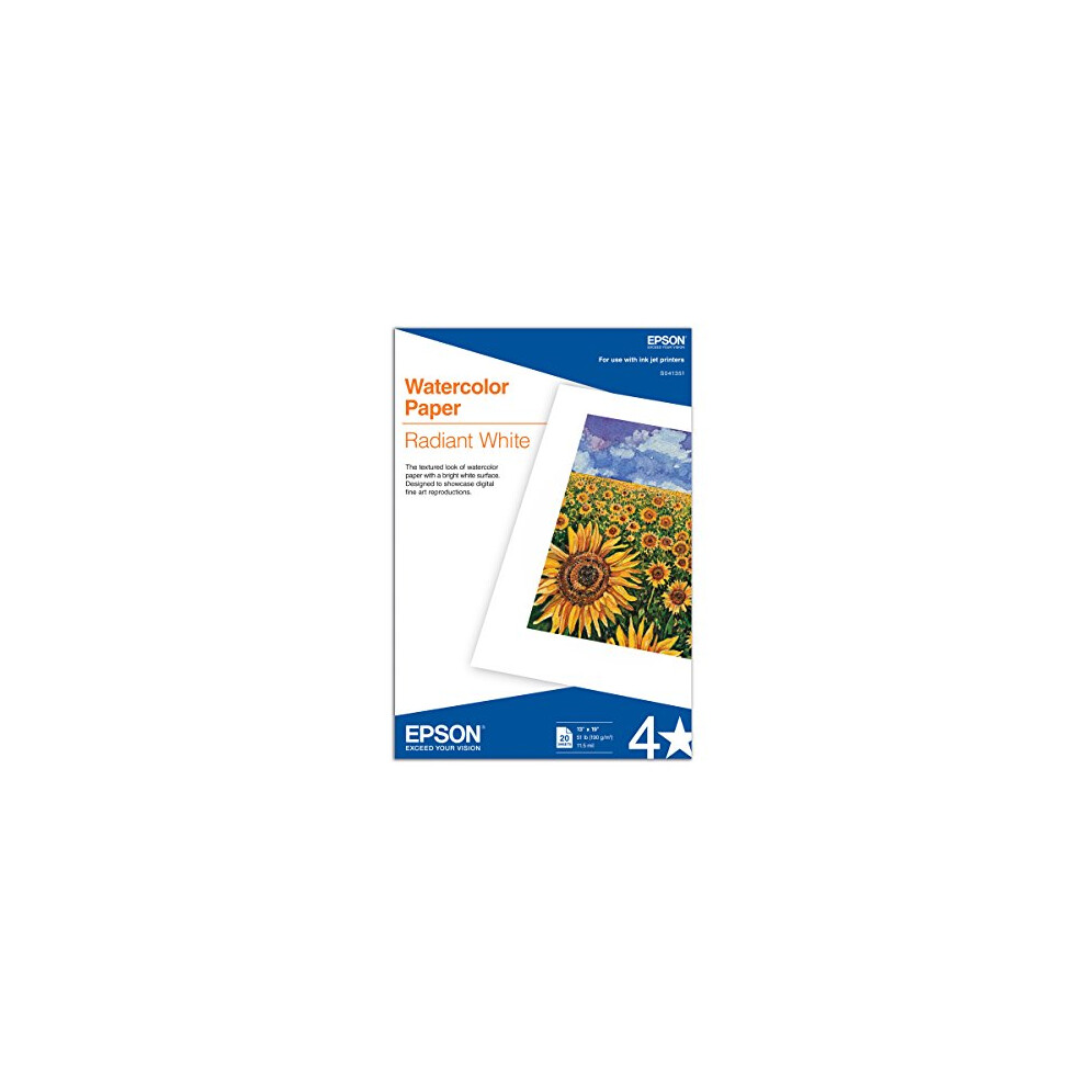EPSS041351 - Watercolor Radiant White Inkjet Paper