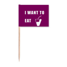 Drink Desire Life Art Deco  Fashion Toothpick Flags Marker Topper Party Decoration
