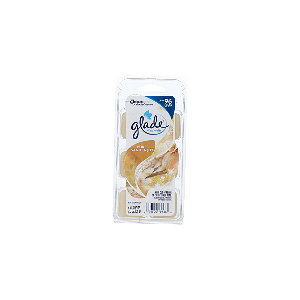 Glade Wax Melts Refill - Pure Vanilla Joy - 6 Pack