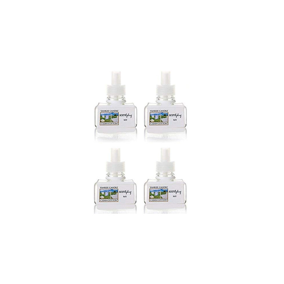 Yankee candle clean cotton ScentPlug Refill 4-Pack