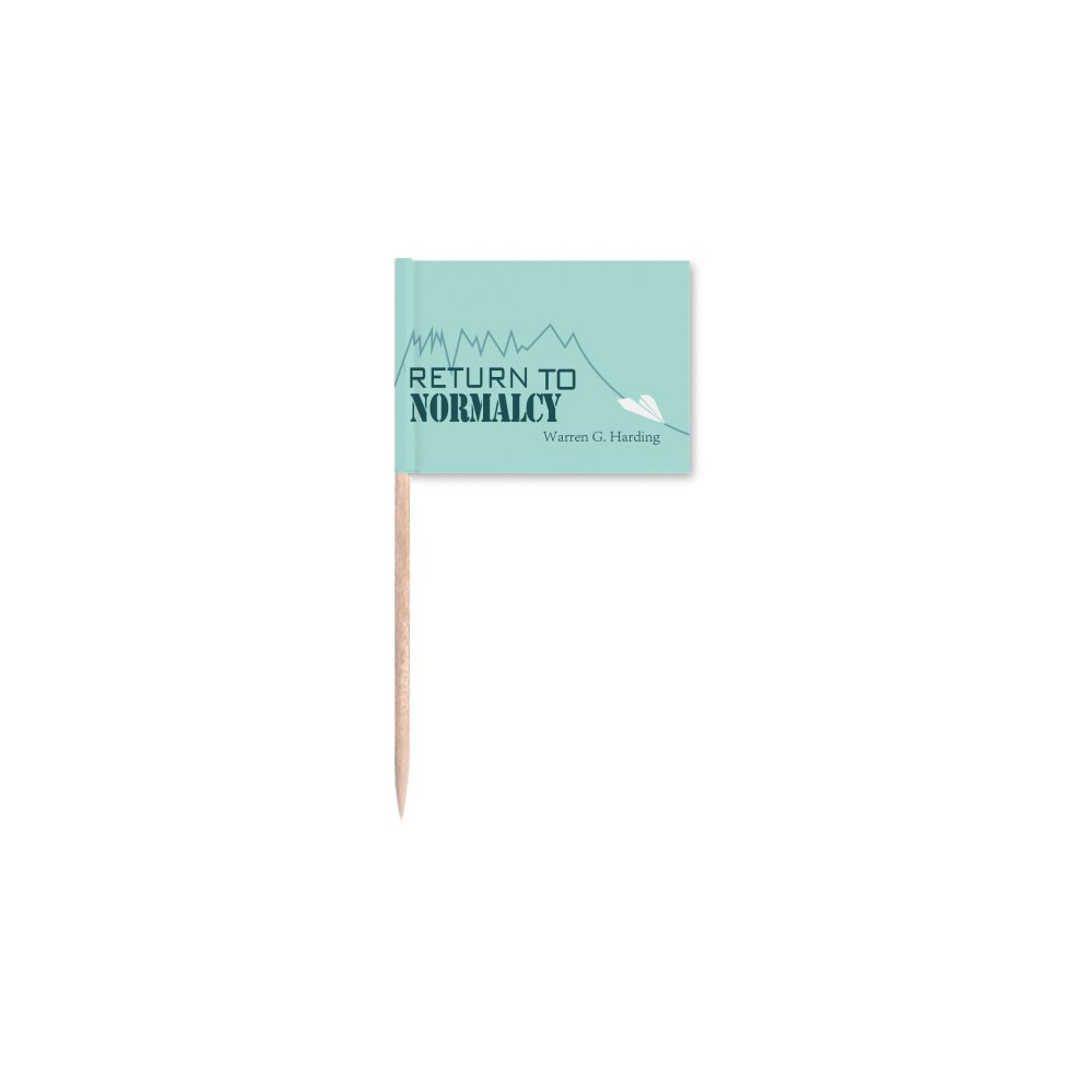 Election Slogan Return Normalcy Toothpick Flags Marker Topper Party Decoration-image-OPC-PFKH7HP-NEW