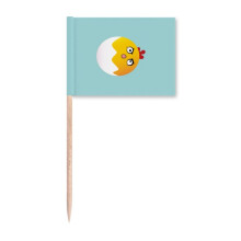 Egg Cry Lovely Face Cartoon Toothpick Flags Marker Topper Party Decoration