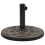 VidaXL vidaXL Parasol Base Round Polyresin 24.3 lb Bronze 1