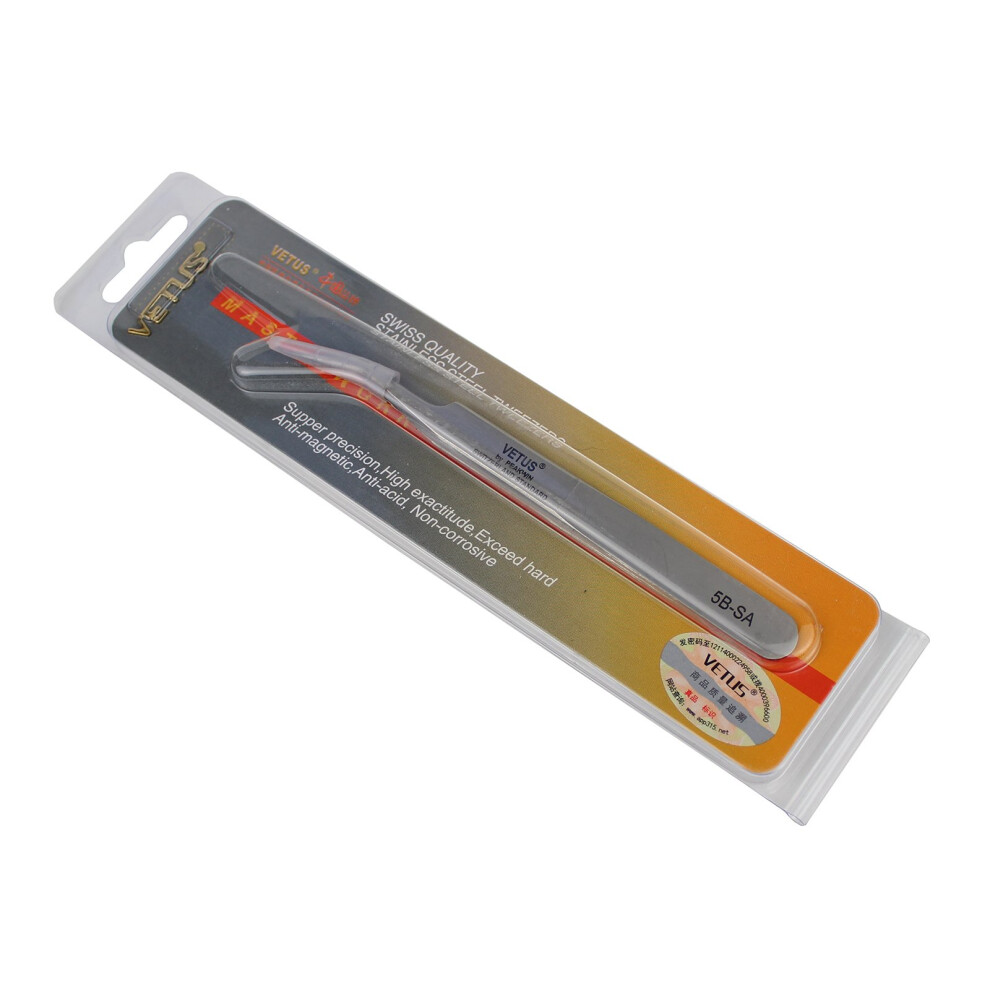 Visit The The-Security-Store Store Eyelash Extensions Vetus Pro Curved 5B-Sa Tweezers