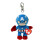 Ty Ty Key Clip Marvel Captain America Soft Plush Keychain 1