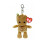Ty Ty Key Clip Marvel Groot Soft Plush Keychain – Adorable Groot with Bark Texture and Clip for Keys or Backpack 1