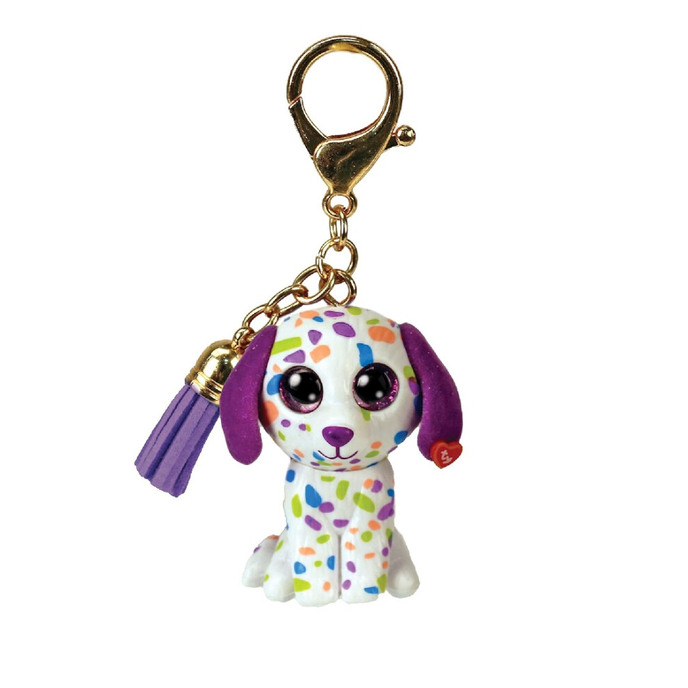 Ty Key Clip Darling Dog Mini Boo Soft Plush Keychain