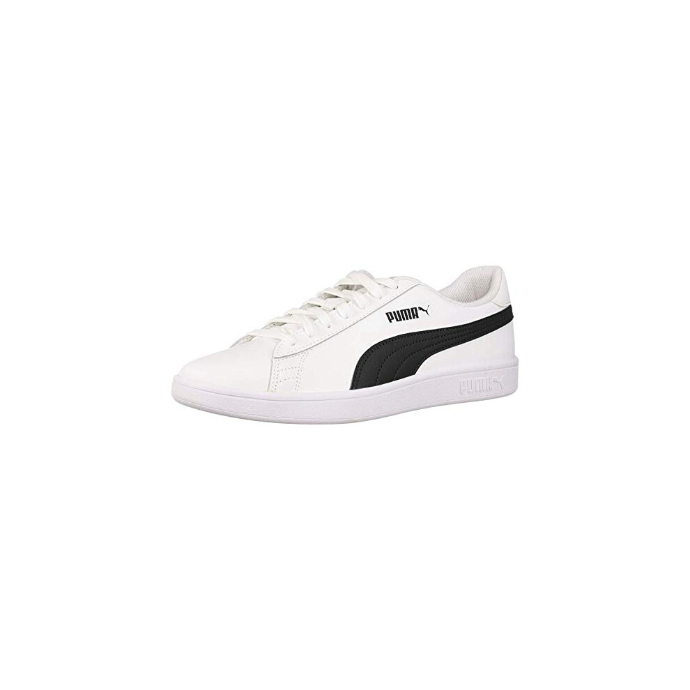 PUMA Men's Smash 2 Sneaker  L White-Black  4.5 M US