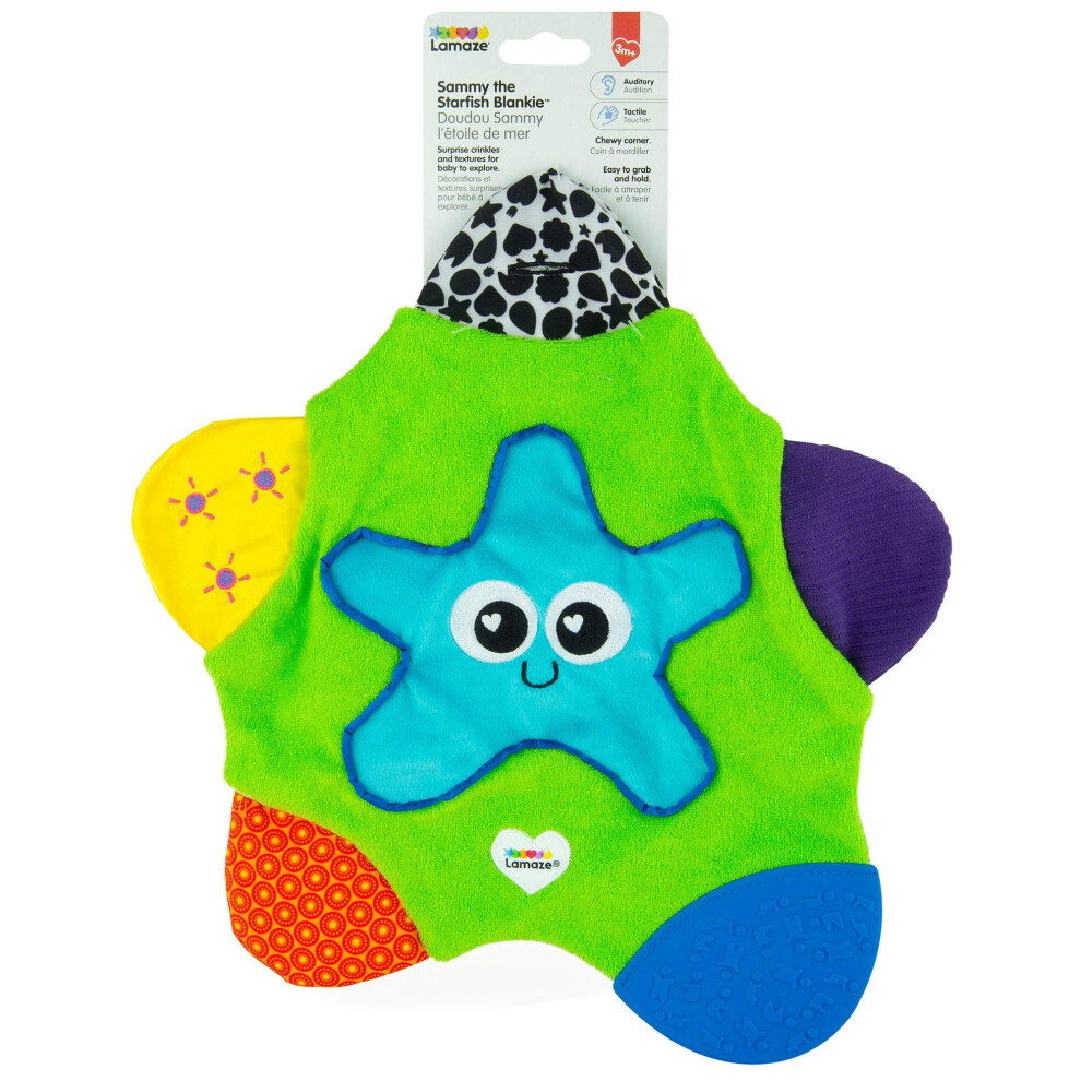 Lamaze Sammy the Starfish Blankie- Baby Discovery Blankie