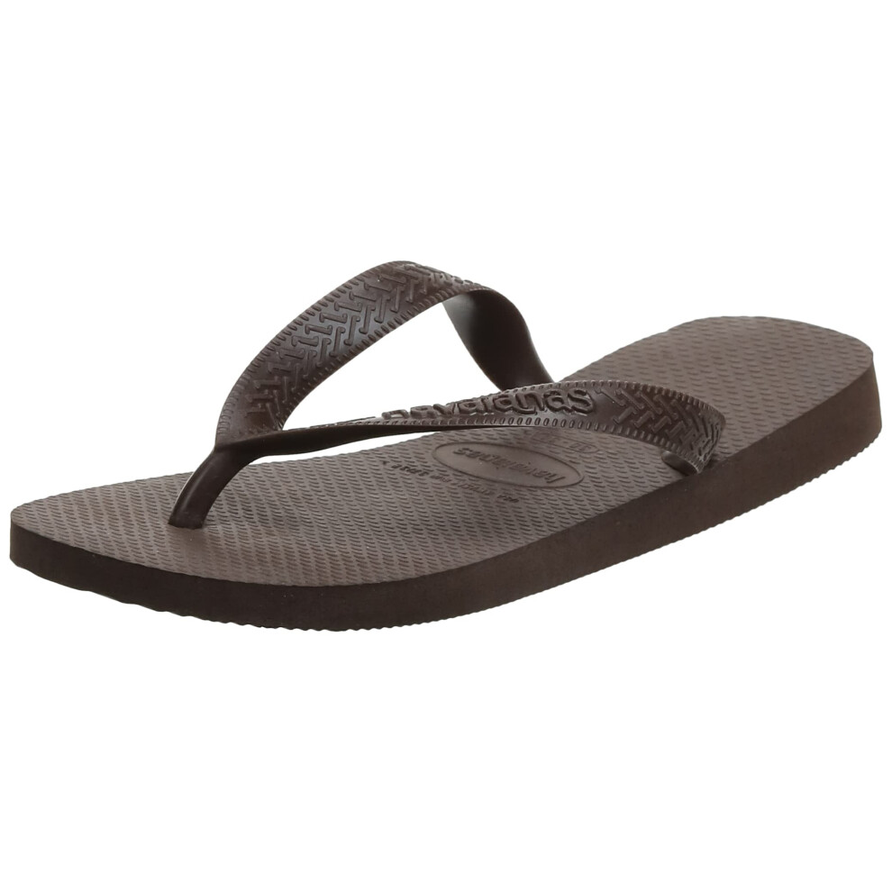 Havaianas Unisex Top Flip Flops  Dark Brown  4-5 US Women