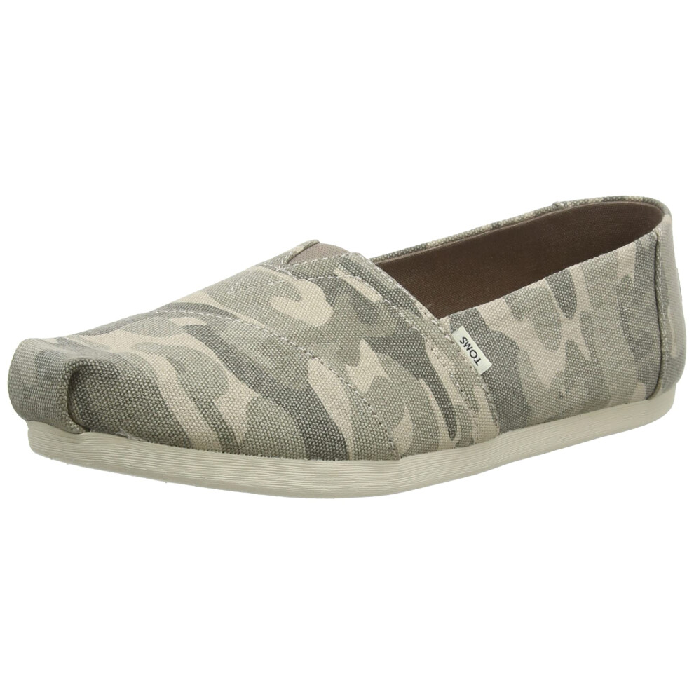 TOMS womens Alpargata 3.0 Loafer  Taupe Grey Camo  6.5 US