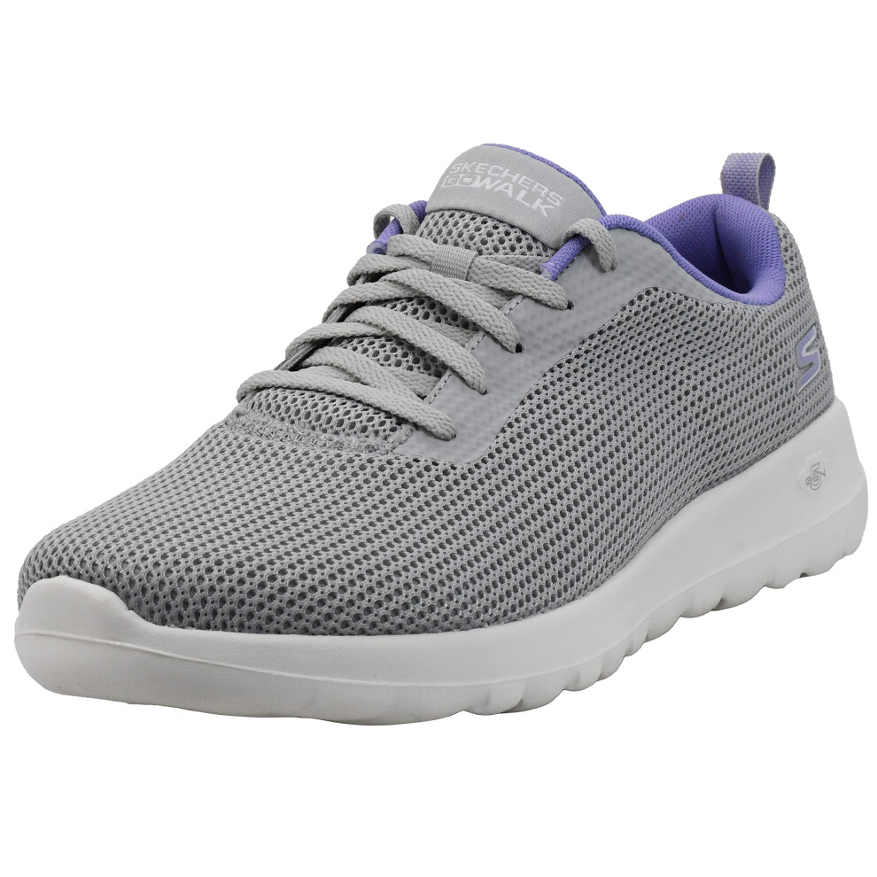 Skechers GO Walk Joy Upturn Womens Sneakers Gray/Purple 10