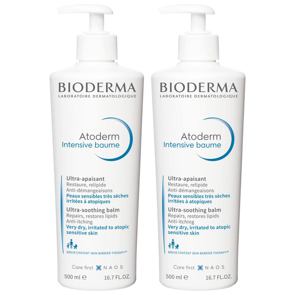 Bioderma DUO Atoderm Intensive Balm  167 Fl Oz (Pack of 2)