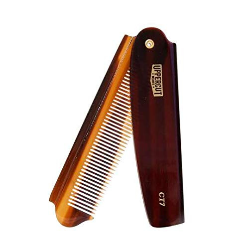 Uppercut Deluxe CT7 Flip Pocket Sized Comb  Tortoise Shell 2