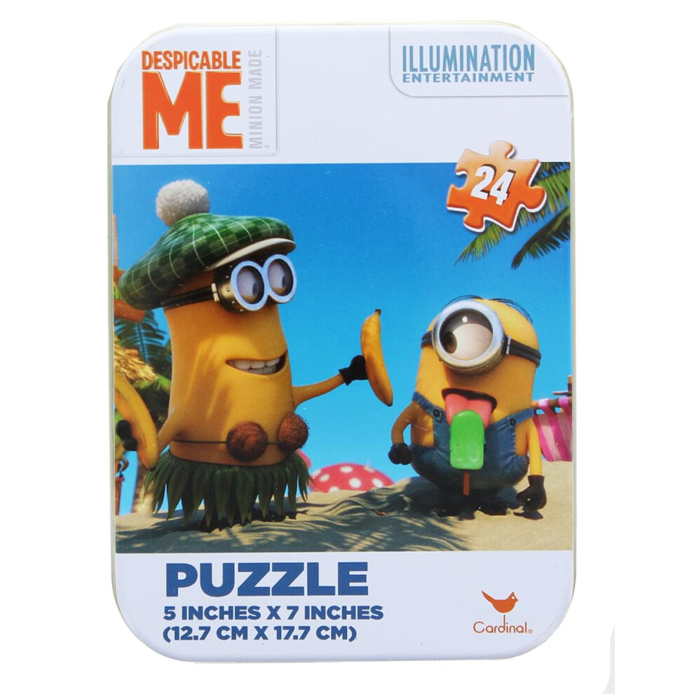 Despicable Me 24-Piece 5""x7"" Puzzle with Collectible Tin