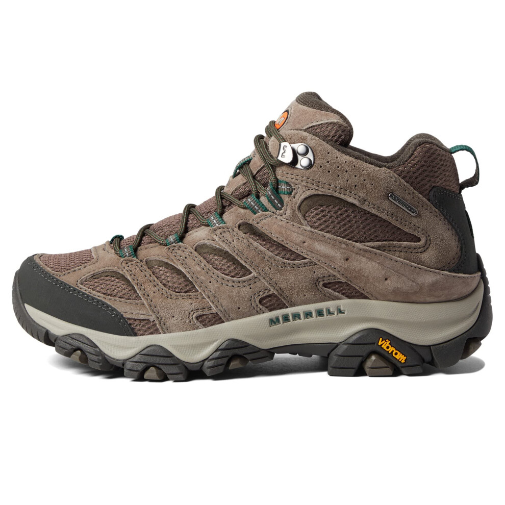 Merrell Mens Moab 3 Mid Waterproof Hiking Boot  Boulder  9