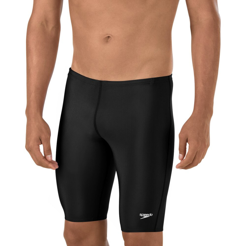 Speedo Men's Swimsuit Jammer ProLT Solid  Speedo Black  24