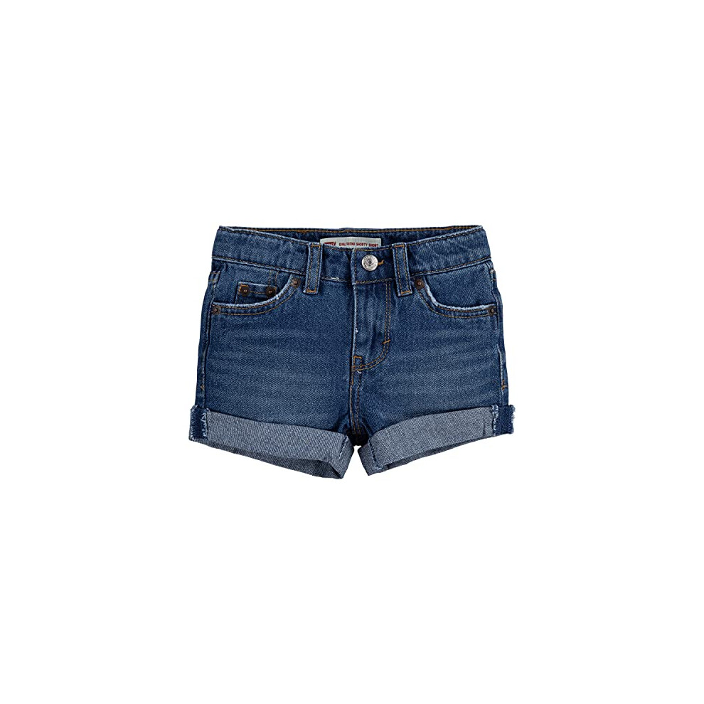 Levi's Girls' Girlfriend Fit Denim Shorty Shorts  Evie  2T