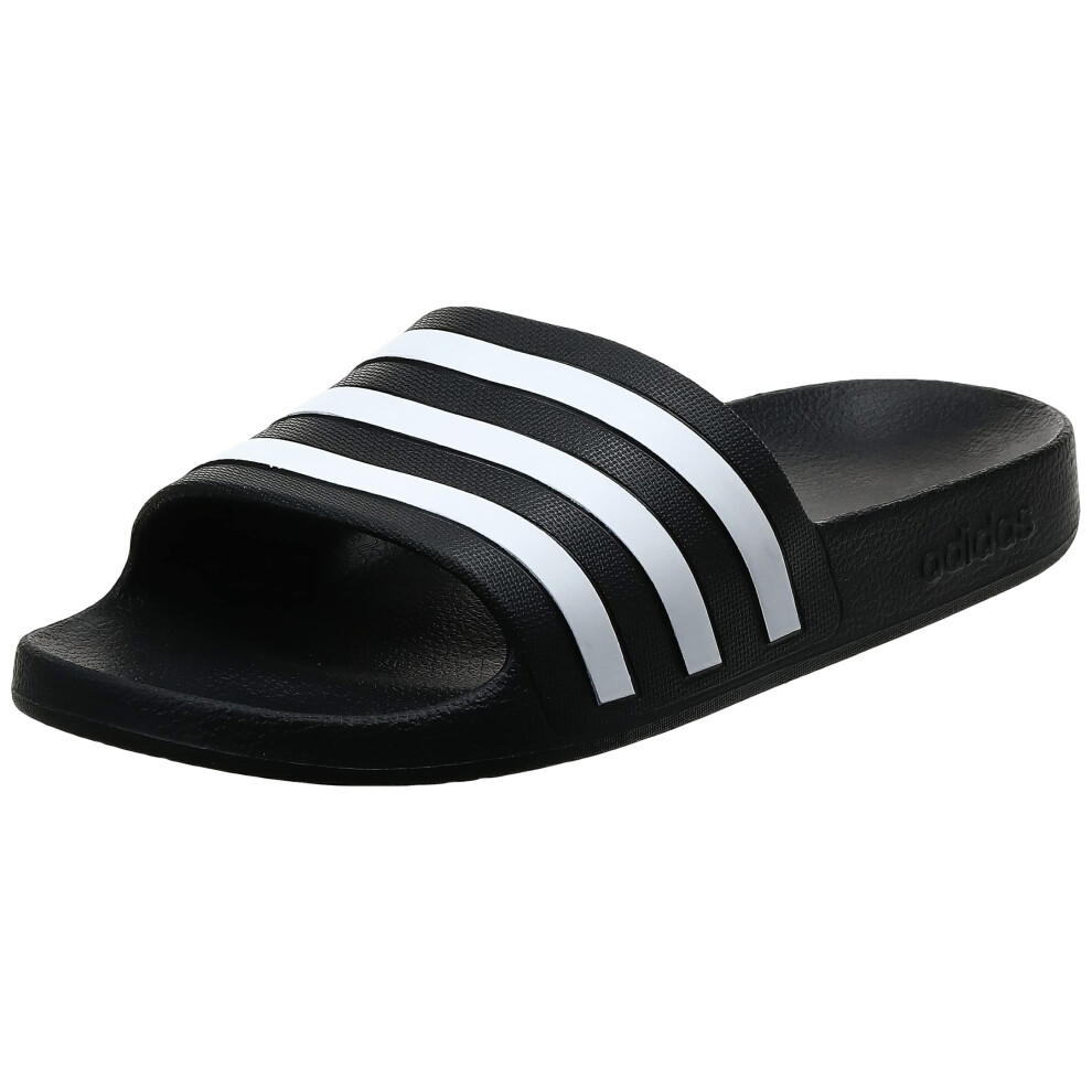 adidas Adilette Aqua Slides BlackWhiteBlack Mens 12 Medium