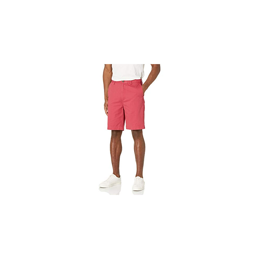 Amazon Essentials Mens classic-Fit 9 Short  Washed Red  32