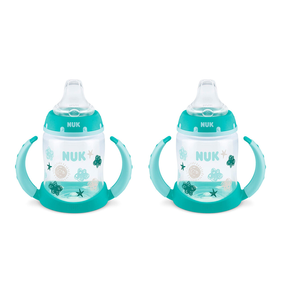 NUK Learner Sippy Cup  Blue dinosaurs  5 Ounce (Pack of 2)