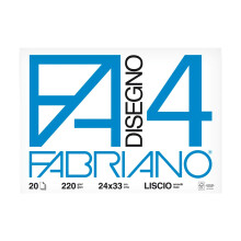 Fabriano 05200597 Akvarelov papier 24 x 33 x 0,5 cm biely
