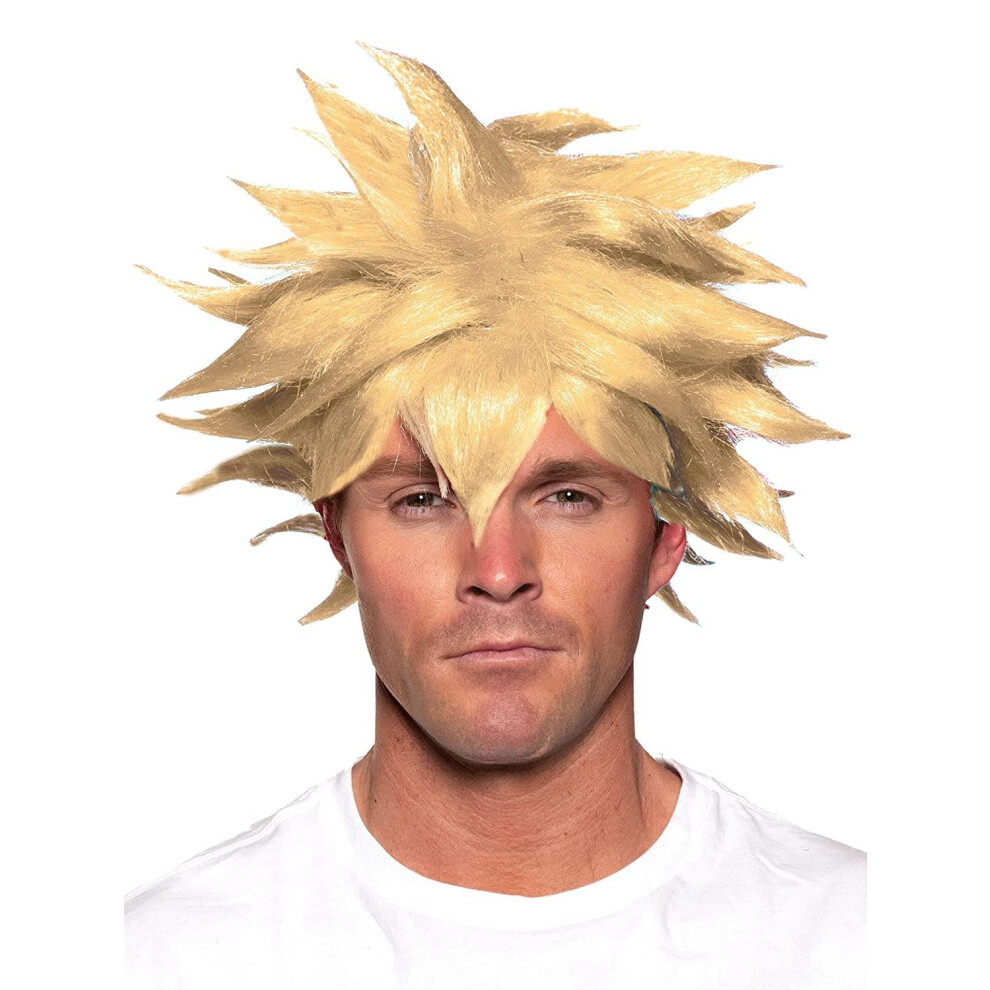 Unterwickel Spiky One Size Adult Costume Crunchyroll Anime Wig | Blonde