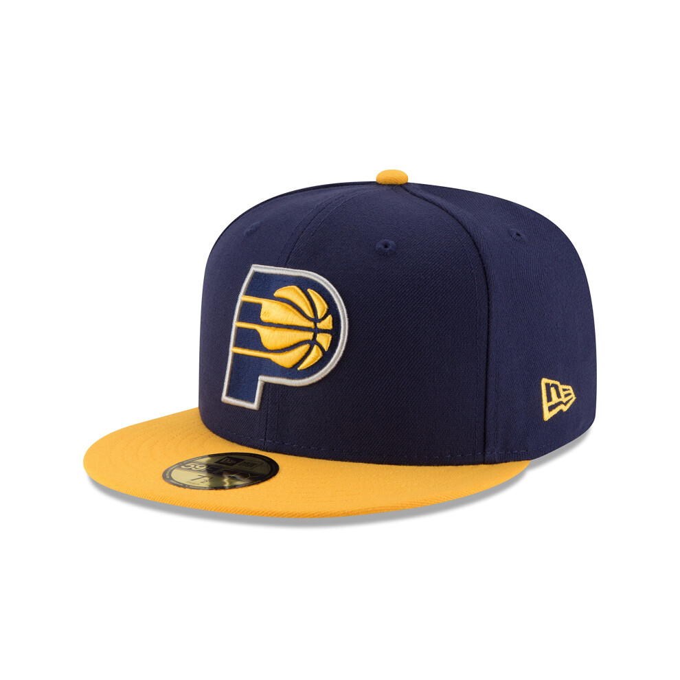 NBA Indiana Pacers Men's 2-Tone 59FIFTY Fitted Cap  7  Navy