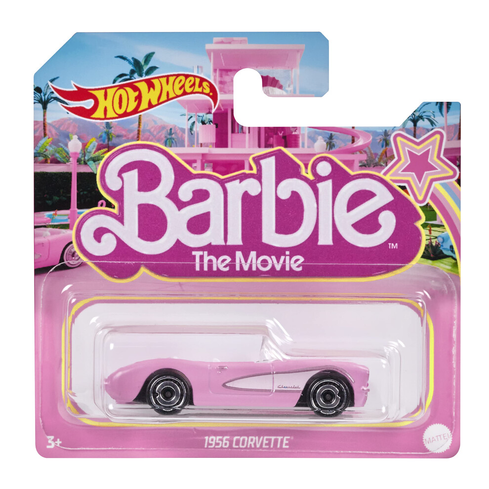 Hot Wheels 2023 Barbie 1956 Corvette Barbie The Movie  Pink