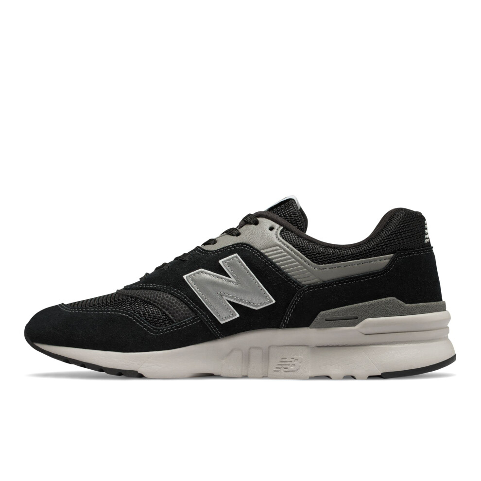 New Balance Men 's 997H V1 Classic Sneaker  Black/Silver  8