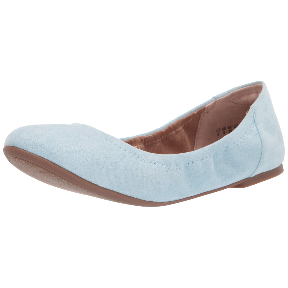 Amazon Essentials Women's Belice Ballet Flat  Light Blue  5