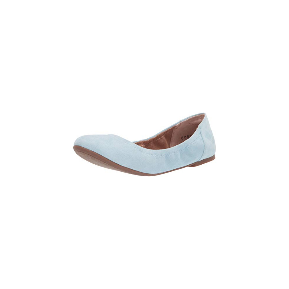 Amazon Essentials Women's Belice Ballet Flat  Light Blue  7