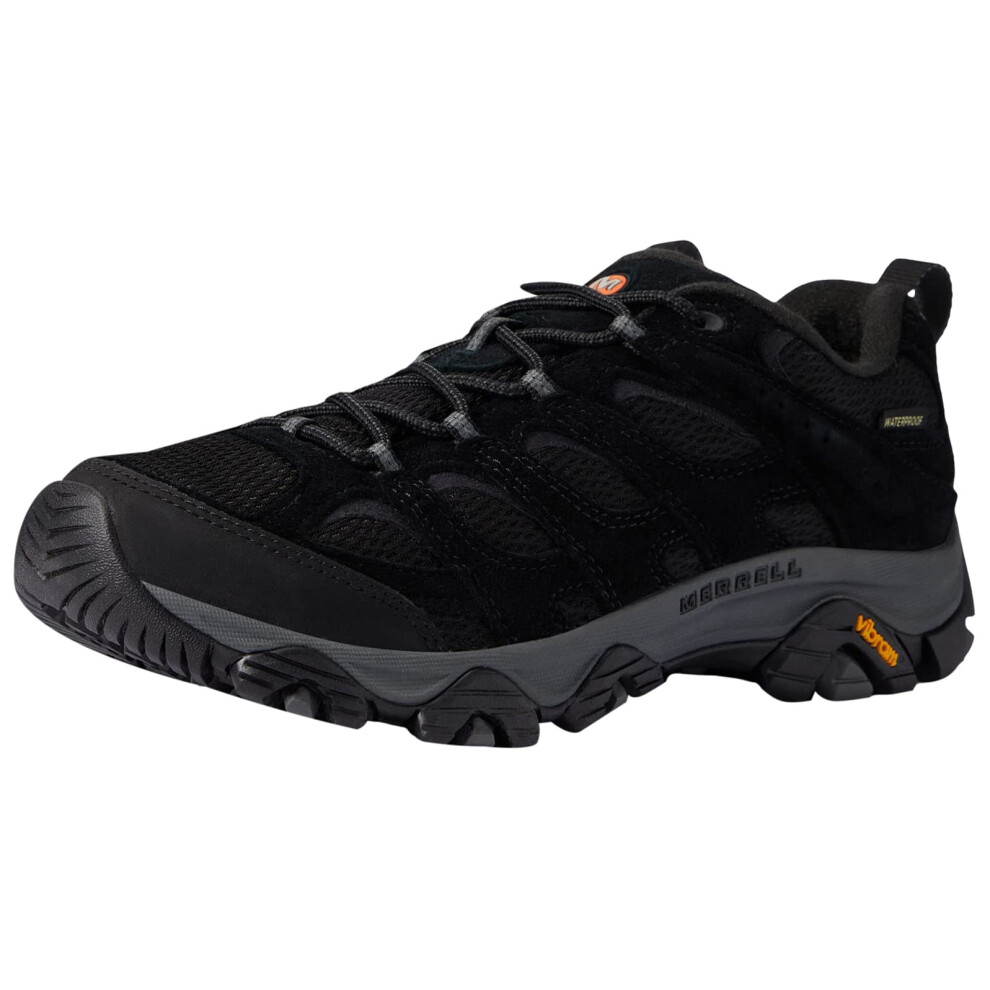 Merrell Men's Moab 3 Waterproof Hiking Shoe  Black Night  7