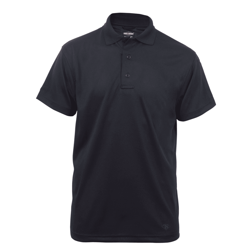 POLO PERFORMANCE MANCHES COURTES NOIR HOMME POLYESTER 4XL