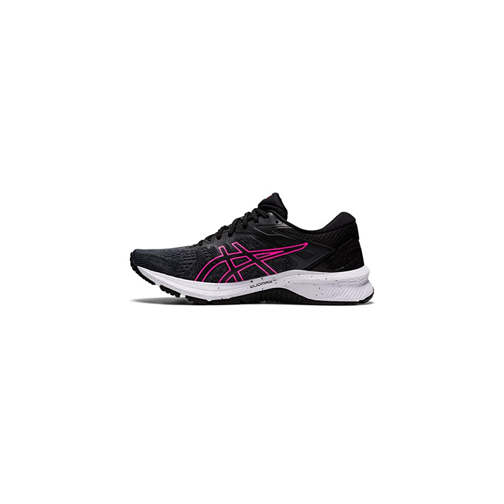 ASICS Women's GT-1000 10 Running Shoes  6.5  Black/HOT Pink