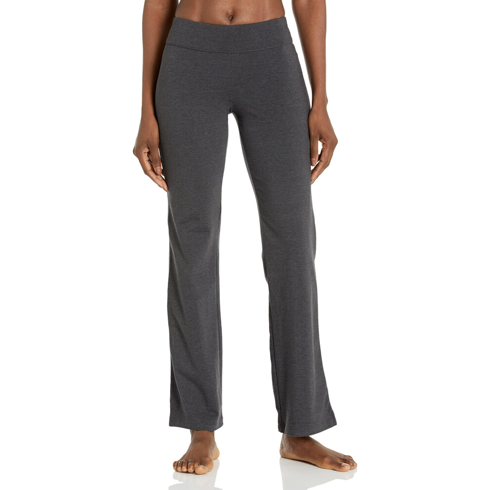 Spalding womens Bootleg Yoga Pants  Heather Grey   Small US