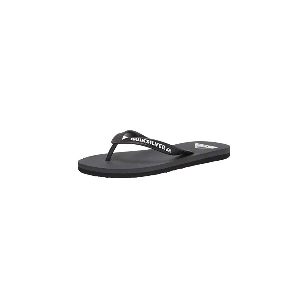 Quiksilver Mens Molokai 3 Point Flip Flop Sandal  grey 1  9