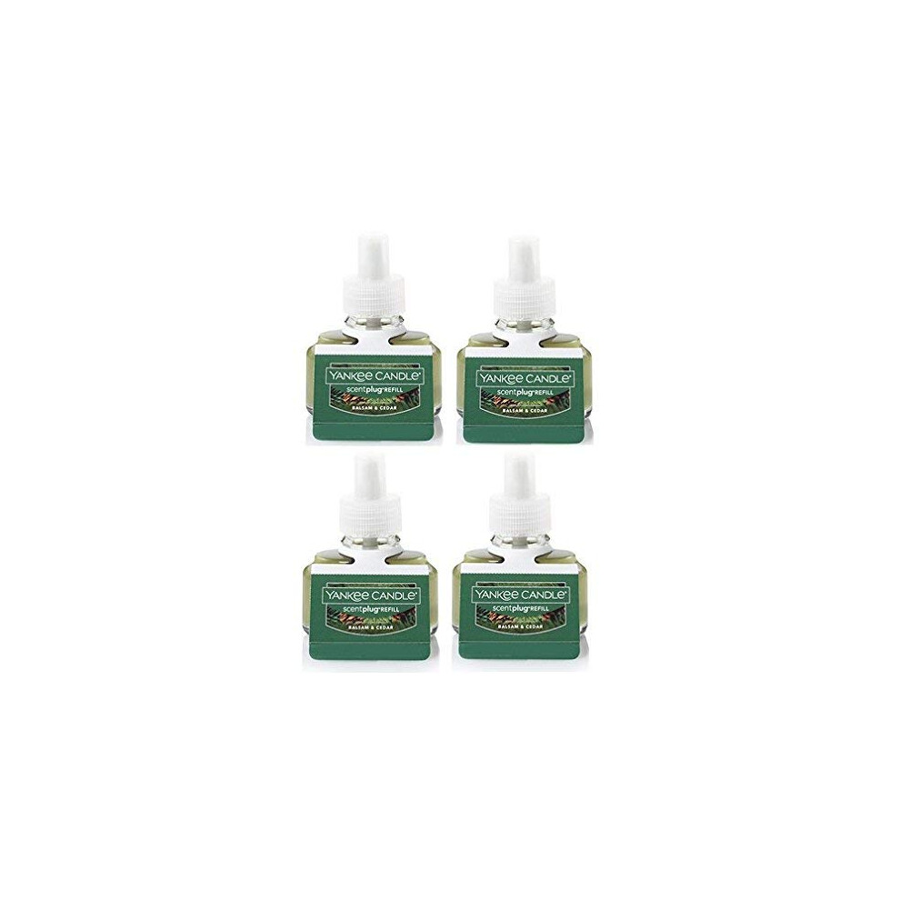 Yankee Candle Bundle Balsam & Cedar ScentPlug Refill 4-Pack