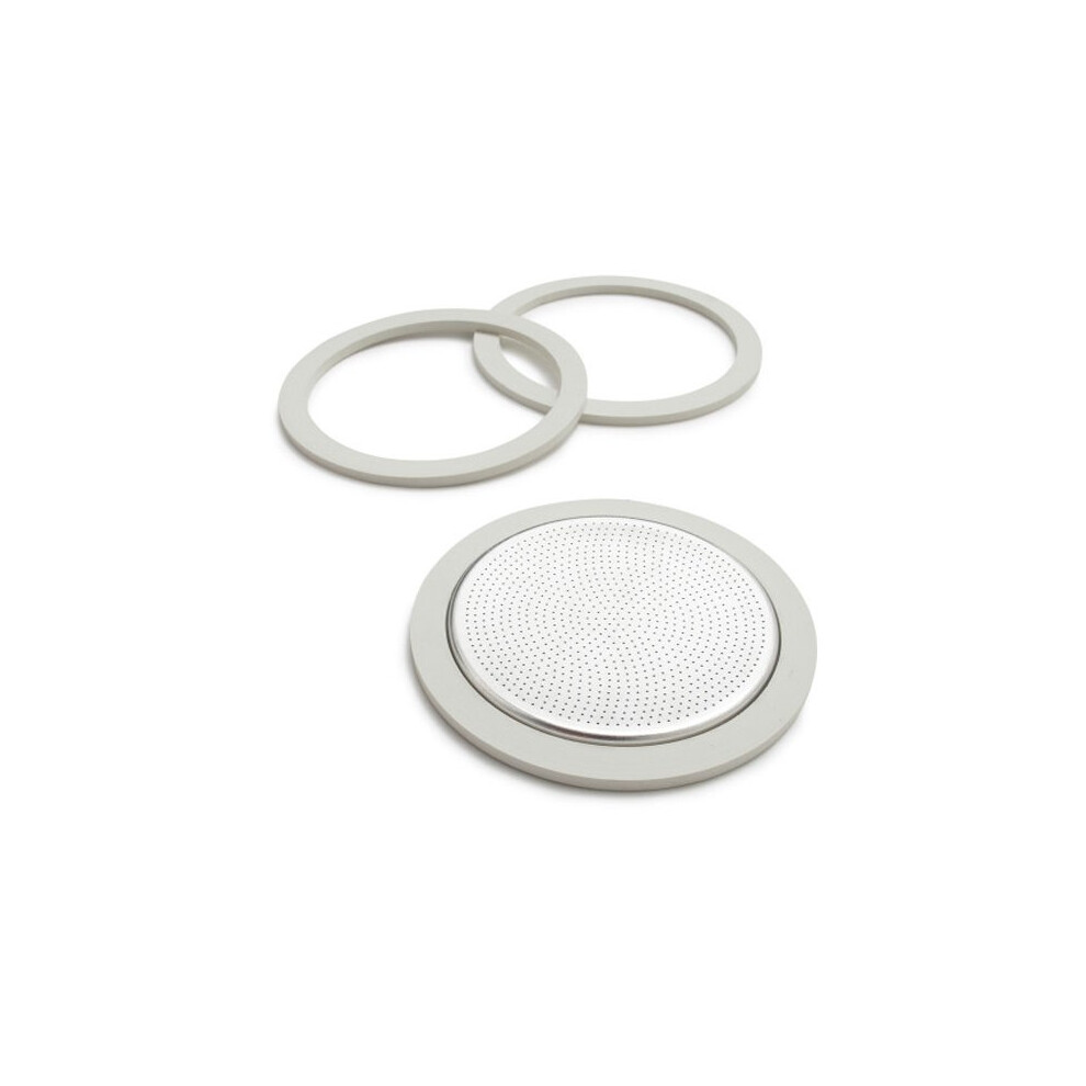 Bialetti 06964 replacement gasket/filter for 12 cup makers.