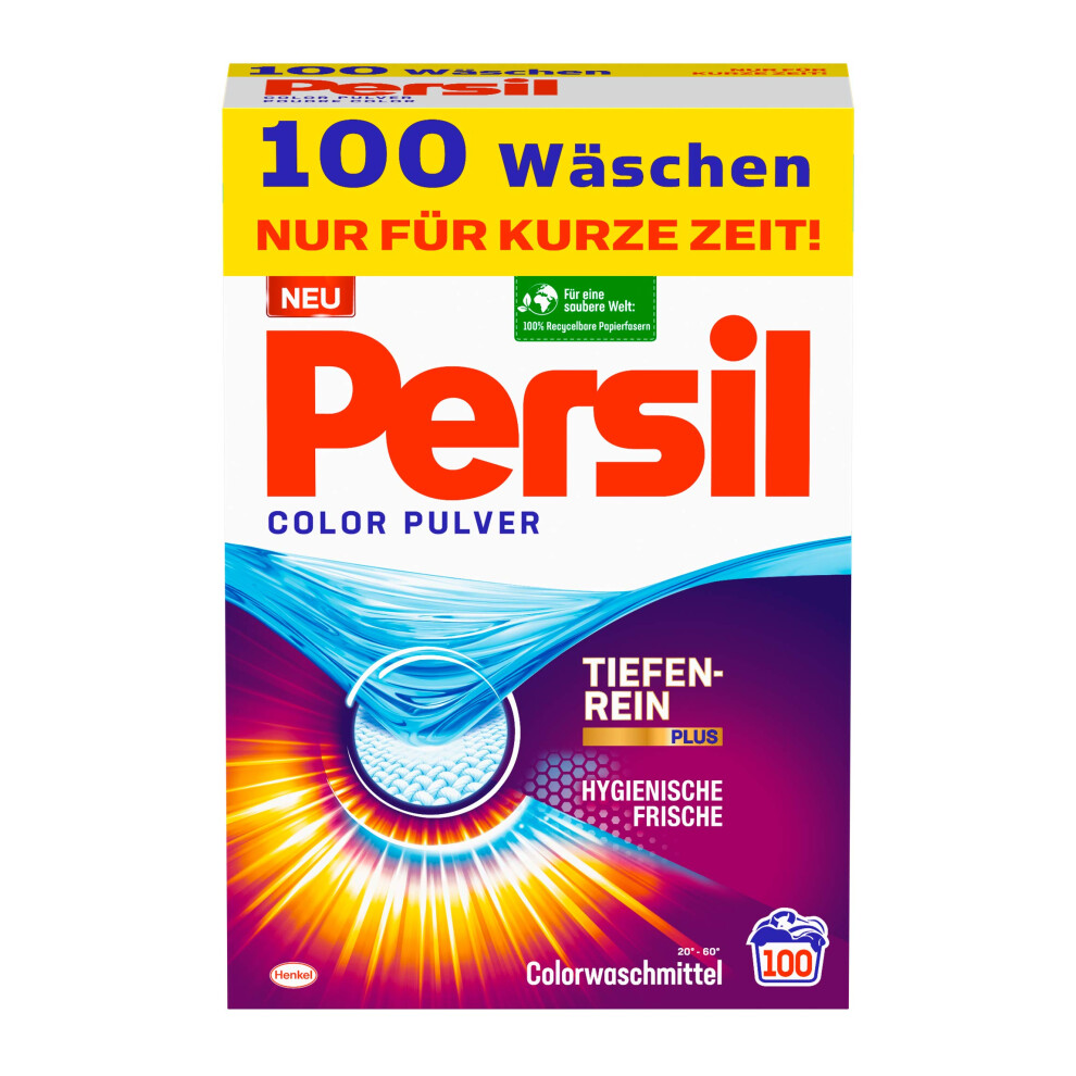 Persil Laundry Detergent color Mega Pack (100 Loads  65 Kg)