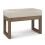Milltown 26 in Wide Rectangle Footstool Small Ottoman Bench 2