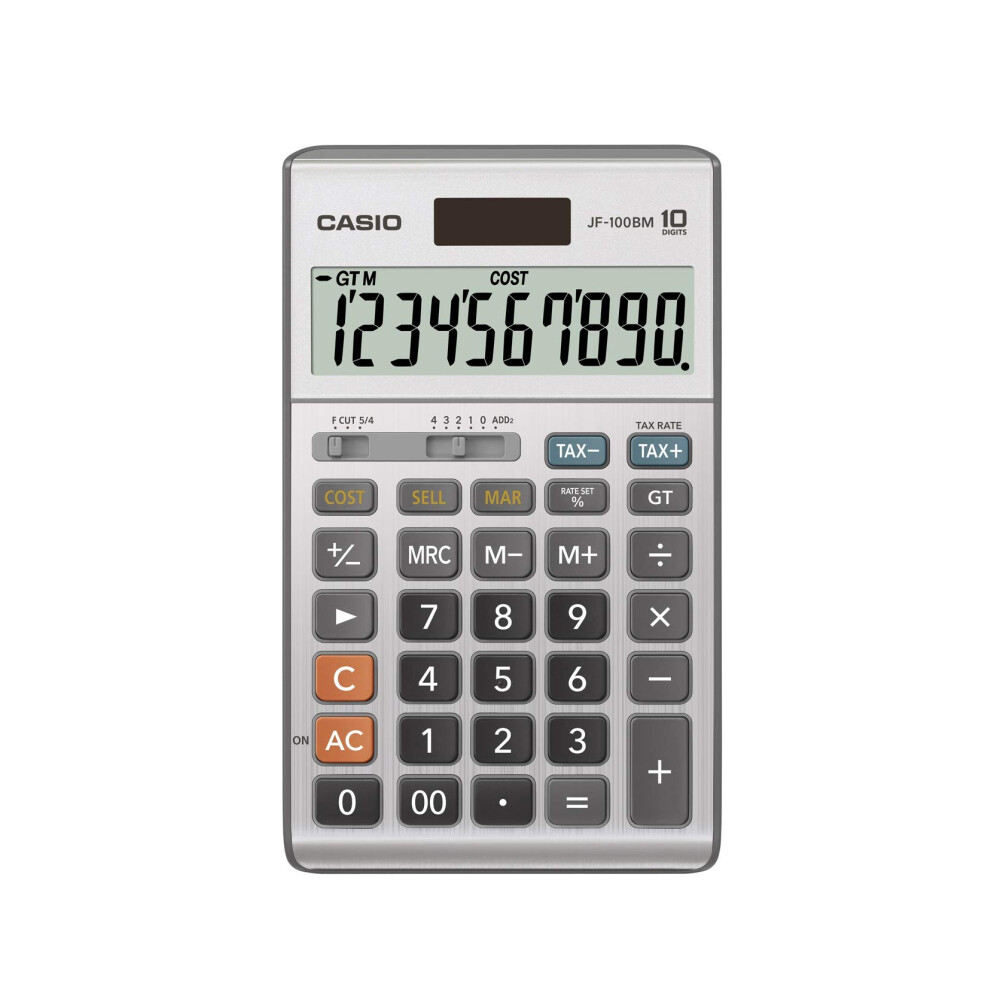 Casio Inc. JF-100BM Standard Function Calculator Multicolor