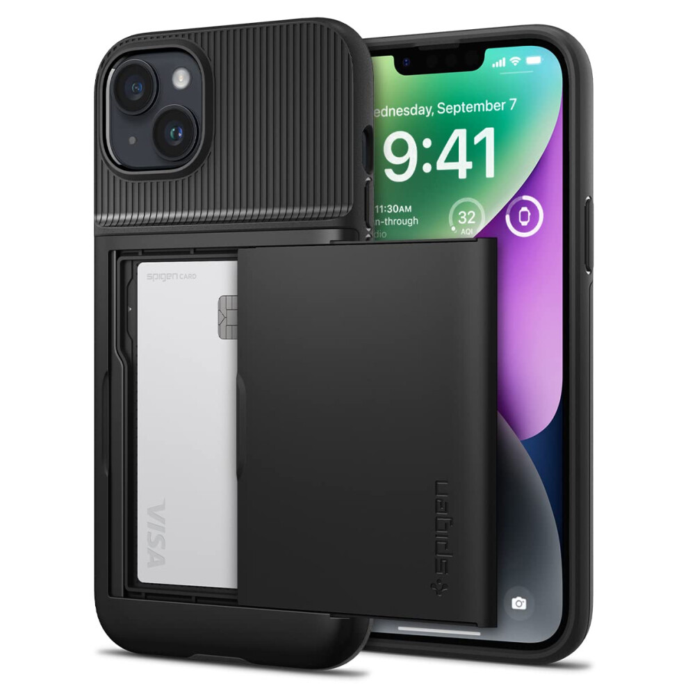 Spigen Slim Armor CS Case Compatible with iPhone 14 - Black